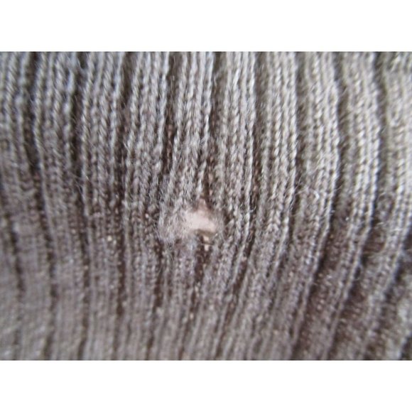 Vintage Nordstrom Black Tan Houndstooth Sweater Merino Wool Mens Lg Italy - Picture 4 of 16